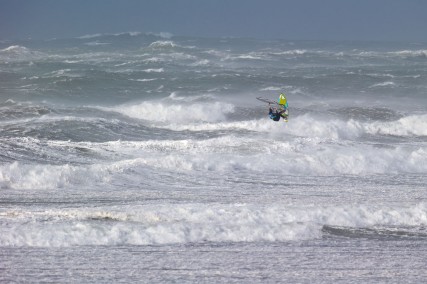 red bull storm chase - leon flying in 70 knots